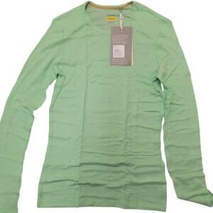 Icebreaker 175 Crew Everyday Baselayer Women's Medium Glass 100% Wool